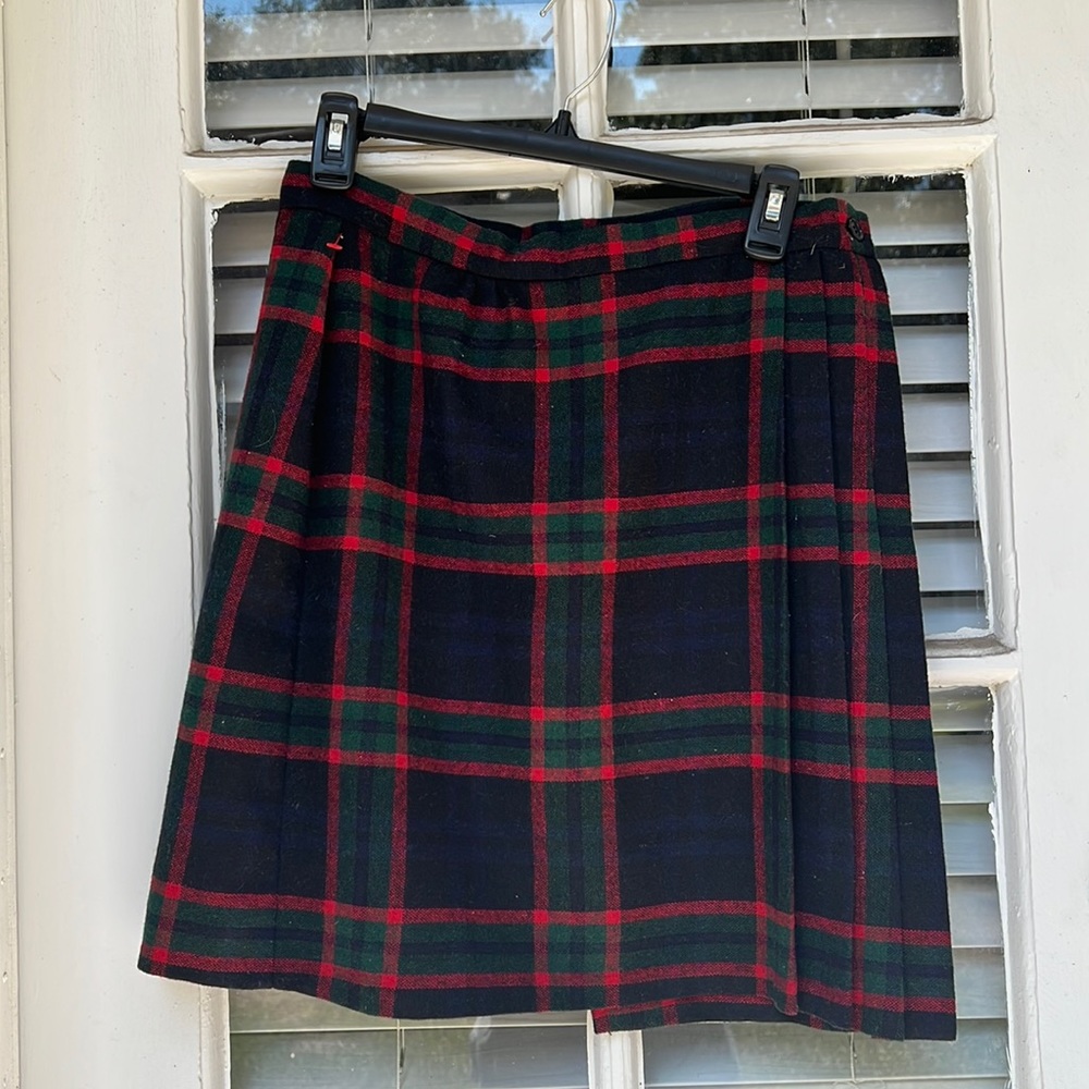 Vintage Tartan Plaid skirt